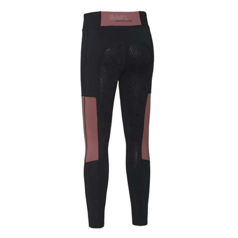 Kingsland KLmira Girls F-Tec5 Full Grip Tights - Pink Mesa Rose-1